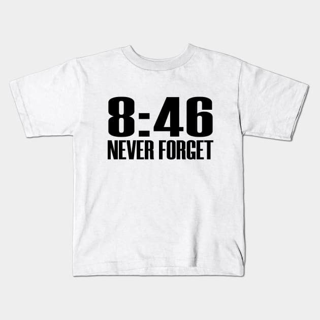 Never Forget Social Justice George Breath Kids T-Shirt by Mellowdellow